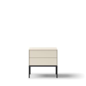 Lusso LS-05 Bedside Cabinet, shown from the front — Arte-N bedroom cabinet