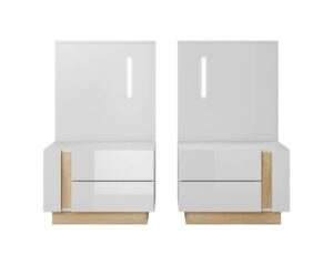 Arco Bedside Cabinets, detail view — Arte-N bedroom cabinet