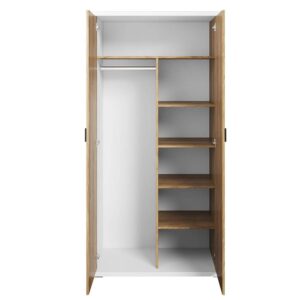 Massi MS-02 Wardrobe 100cm, shown at an angle — Arte-N kids wardrobe