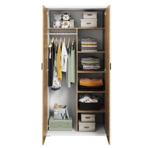Massi MS-02 Wardrobe 100cm, interior layout — Arte-N kids wardrobe