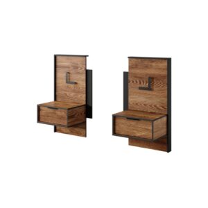 Milton Bedside Tables 49cm [Set Of Two], shown from the front — Arte-N bedroom cabinet