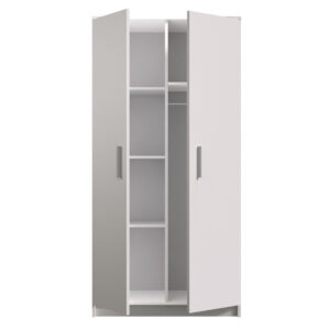 Omega OM-06 Hinged Wardrobe 80cm, interior layout — Arte-N kids wardrobe
