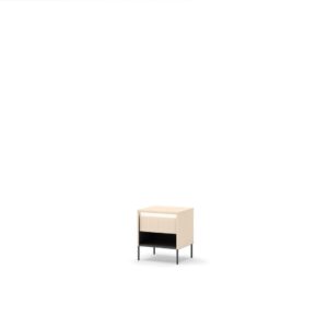 Trend TS-10 Bedside Table 46cm with LED, detail view — Arte-N bedroom cabinet