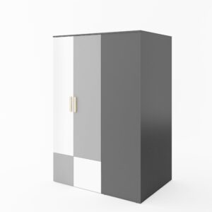 Pok PO-00 Walk-In Wardrobe, shown at an angle — Arte-N kids wardrobe