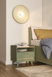 Scandi Bedside Table 50cm, detail view — Arte-N bedroom cabinet