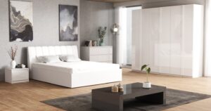 Italia 23 Pair of Bedside Cabinets, detail view — Arte-N bedroom cabinet