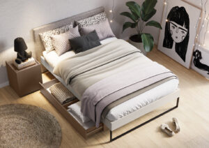 Sigma 15 Bedside Cabinet, detail view — Arte-N bedroom cabinet