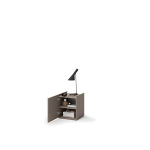 Sigma 15 Bedside Cabinet, drawer and storage detail — Arte-N bedroom cabinet