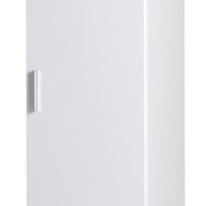 Snow 01 HInged Door Wardrobe 47cm in White Gloss - shown in a bedroom setting, 47cm wide