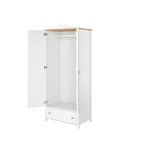 Story SO-01 2 Door Wardrobe, shown at an angle — Arte-N kids wardrobe