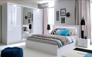 Siena 23 Pair of Bedside Cabinets, drawer and storage detail — Arte-N bedroom cabinet