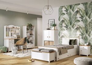 Story SO-07 Bedside Cabinet 45cm, drawer and storage detail — Arte-N bedroom cabinet
