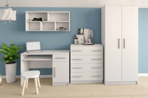 Omega OM-06 Hinged Wardrobe 80cm, detail view — Arte-N kids wardrobe