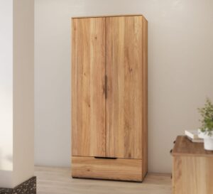 Tokyo 18 Hinged Door Wardrobe 86cm in Oak Mauvella - additional product view