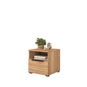 Tokyo 23 Bedside Table 45cm, drawer and storage detail — Arte-N bedroom cabinet