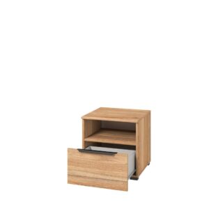 Tokyo 23 Bedside Table 45cm, shown at an angle — Arte-N bedroom cabinet
