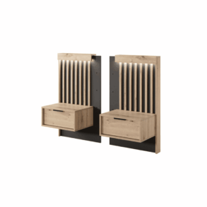 Tally Bedside Tables 51cm [Set Of Two], shown from the front — Arte-N bedroom cabinet