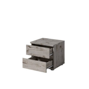 Togo 23 Set of 2 Bedside Cabinets, shown at an angle — Arte-N bedroom cabinet