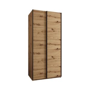 Trosa I Sliding Door Wardrobe 100cm - shown in a bedroom setting, 100cm wide