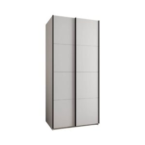 Trosa I Sliding Door Wardrobe 100cm - side profile showing the depth