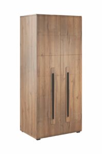 Tulsa 18 - 2 Door Wardrobe 90cm - side profile showing the depth