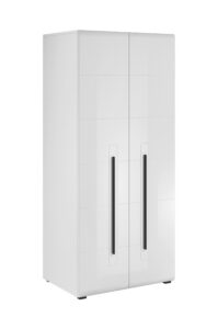 Tulsa 18 - 2 Door Wardrobe 90cm - shown in a bedroom setting, 90cm wide