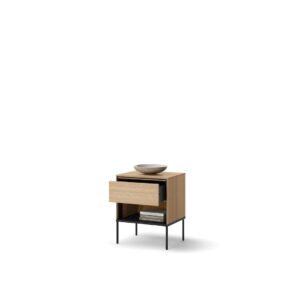 Visso VI-10 Cabinet 51cm, drawer and storage detail — Arte-N bedroom cabinet