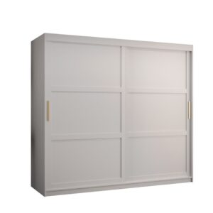 Ramiro I Sliding Door Wardrobe 200cm - shown in a bedroom setting, 200cm wide