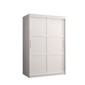 Ramiro I Sliding Door Wardrobe 120cm - shown in a bedroom setting, 120cm wide