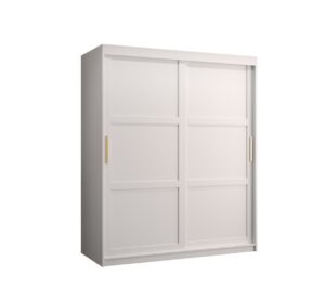 Ramiro I Sliding Door Wardrobe 150cm - shown in a bedroom setting, 150cm wide
