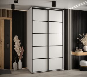 Cannes IV Sliding Door Wardrobe 140cm - additional product view