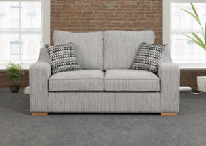 Apley Clyde 2 seater sofa bed in light grey fabric