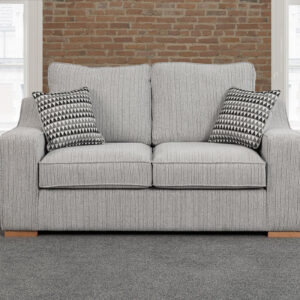 Apley Clyde 2 seater sofa bed in light grey fabric