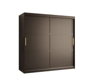 Ramiro I Sliding Door Wardrobe 180cm - side profile showing the depth