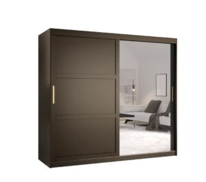 Ramiro II Sliding Door Wardrobe 200cm - shown in a bedroom setting, 200cm wide