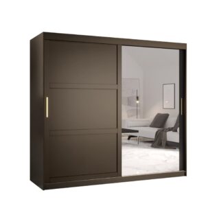Ramiro II Sliding Door Wardrobe 200cm - shown in a bedroom setting, 200cm wide