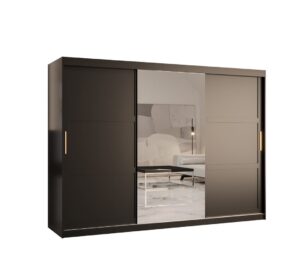 Ramiro II Sliding Door Wardrobe 250cm - shown in a bedroom setting, 250cm wide