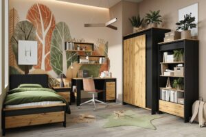 Spot SP-01 Hinged Wardrobe 123cm, detail view — Arte-N kids wardrobe