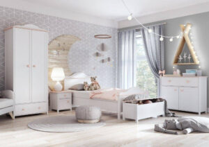 Luna LN-01 Wardrobe, interior layout — Arte-N kids wardrobe