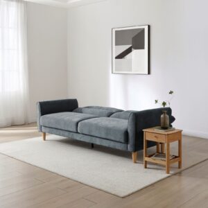 Harvey Sofa Bed in Venus Denim Chenille, in a styled room setting