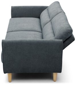 Harvey Sofa Bed in Venus Denim Chenille, product view on a white background