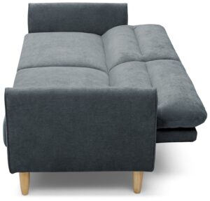 Harvey Sofa Bed in Venus Denim Chenille, product view on a white background