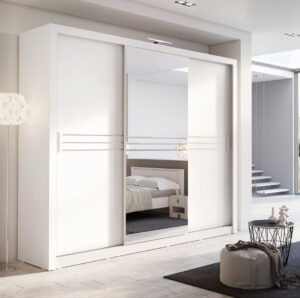 Havana ID-11 Sliding Door Wardrobe 250cm - front view with the doors closed