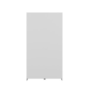Home Nook Slim Sliding Door Wardrobe 100cm rear panel and glide feet