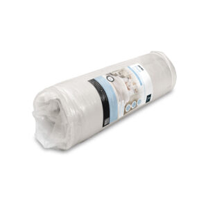 Jay-Be Pure Anti-Allergy sprung mattress vacuum-packed and rolled for delivery