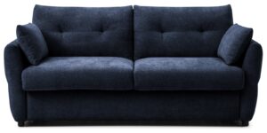 Miller Roll Out Sofa Bed in Rhea Navy Chenille, front view