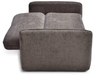 Millie Sofa Bed in Mercury Mocha Soft Chenille, product view on a white background