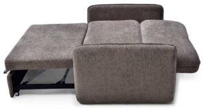 Millie Sofa Bed in Mercury Mocha Soft Chenille, product view on a white background
