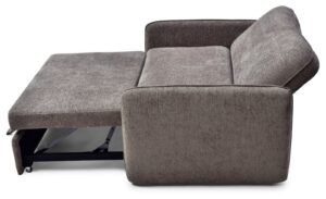 Millie Sofa Bed in Mercury Mocha Soft Chenille, product view on a white background