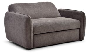 Millie Sofa Bed in Mercury Mocha Soft Chenille, product view on a white background